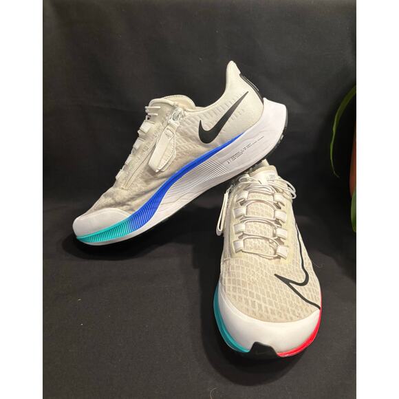 Men’s Nike Air Zoom Pegasus 37 FlyEase Running Shoes CK8446-100 Size 13 - Picture 2 of 9